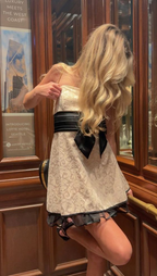 Vintage Light Champagne Strapless Short Homecoming Dresses Mini Prom Dresses