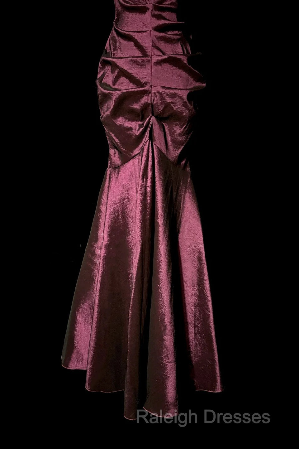 Vintage Mermaid One Shoulder Sleeveless Long Prom Gown Fairy Prom Dresses