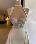 Vintage Sage Green Prom Dresses Long Prom Dress