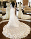 Vintage Scoop Neckline Open Back Lace Mermaid Wedding Dress