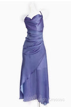 Vintage Sheath Halter Lilac Ankle Length Prom Dresses Birthday Outfits