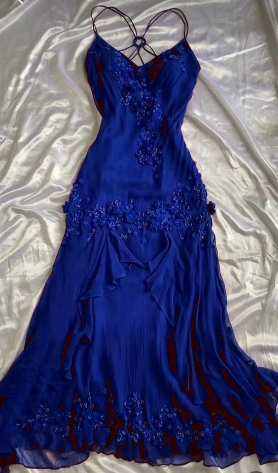 Vintage Sheath Spaghetti Straps Burgundy Prom Dresses Long Prom Dress With Beads