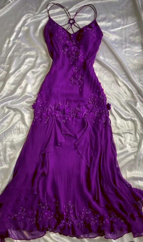 Vintage Sheath Spaghetti Straps Burgundy Prom Dresses Long Prom Dress With Beads