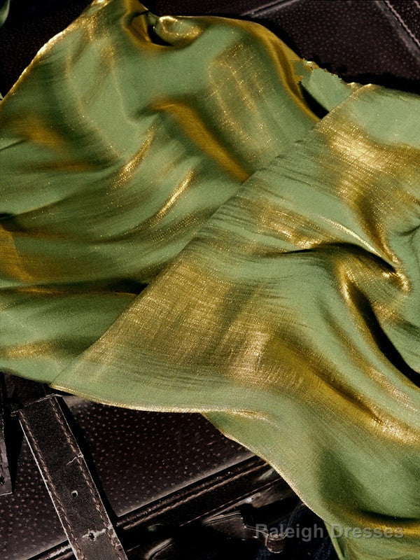 Vintage Sheath Spaghetti Straps Green Ankle Length Prom Dresses Birthday Outfits