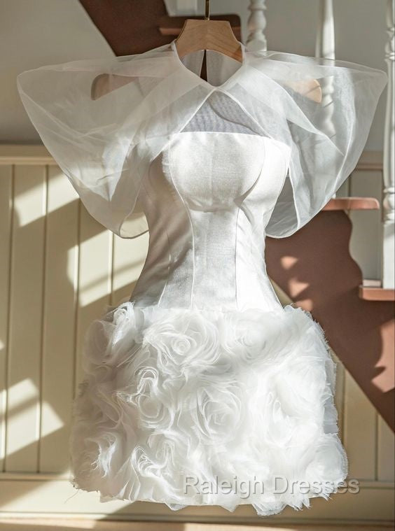 Vintage Sheath White Homecoming Dresses 16Th Birthday Outfits Secondary image