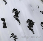 Weitese Prom WomenS Dress Strapless Beautiful White And Black Prom Dresses Long Ball Gown Wedding Dresses Prom Clothing