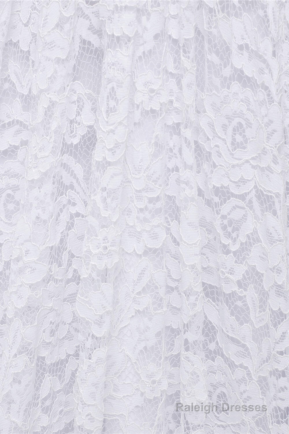 White Lace Off The Shoulder Short Sleeve Corset Wedding Dresses