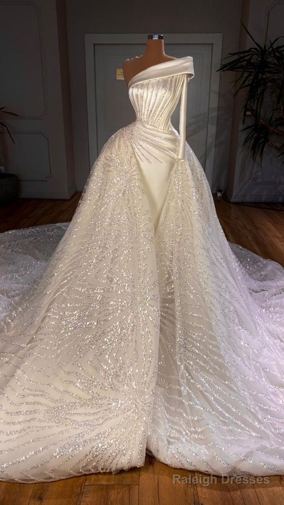 White Prom Dress, Ball Wedding Dress Main image