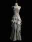 White Retro Fashion Elegant Long/Short Lace Homecoming Dress Prom Dress Evening Gown