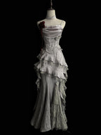 White Retro Fashion Elegant Long/Short Lace Homecoming Dresses Prom Dresses Prom Gowns