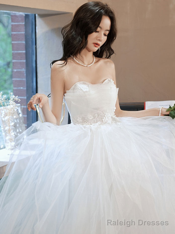 White Sweetheart Tulle Tea Length Lace Prom Dresses Lace Prom Dresses