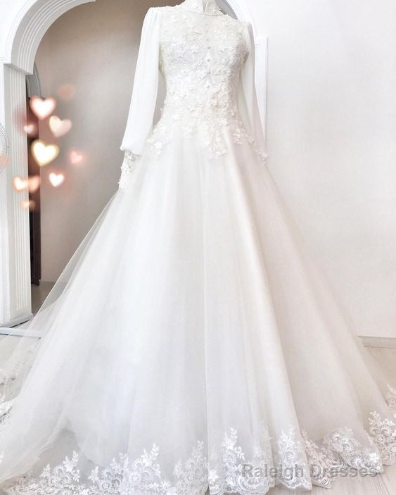White Wedding Dresses Prom Dresses Long Prom Dresses Main image