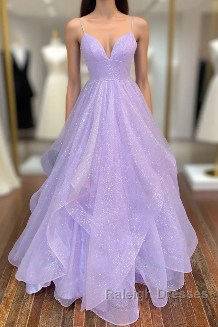 Wholesale  Ball Gown A-Line Prom Dresses Sparkle & Shine Dress Formal Wedding Party Floor Length Sleeveless Sweetheart Tulle Backless With Pleats Ruffles Main image