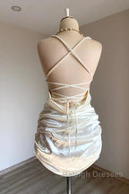WomenS Satin Dress After Prom Bridesmaid Dress Prom Dresses