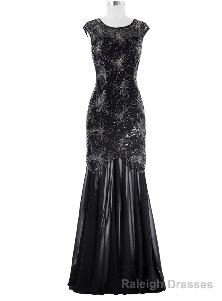 Wonderful Sequins Mother of the Bride Dresses Long Gown Black Formal Dresses Main image