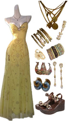 Yellow Beaded Prom Dresses Unique Long Prom Dresses