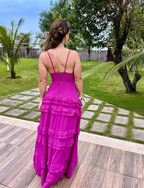 New Purple V-Neck Prom Dresses Graduation Prom Dress