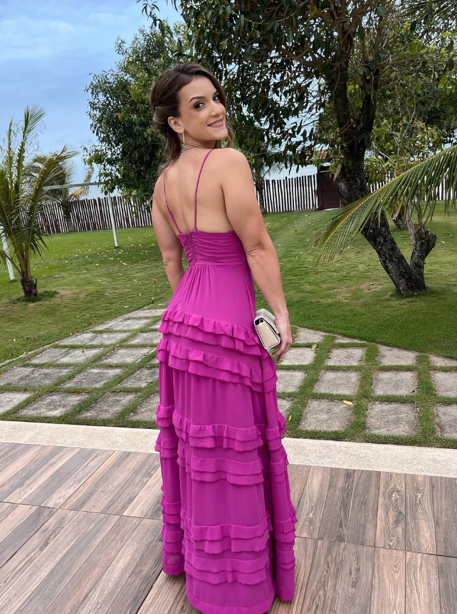 New Purple V-Neck Prom Dresses Graduation Prom Dress