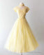 Yellow Short Prom Dresses Homecoming Dresses
