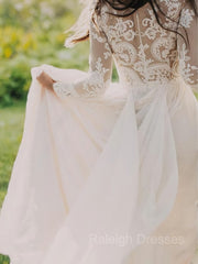 Robes de mariée en mousseline de soie