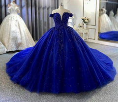 Ball Gown Long Prom Dresses, Evening Gowns