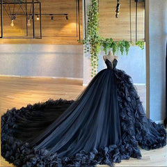 Unique prom dress evening gowns Wedding Dresses with Train prom dress