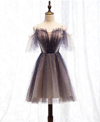 Cute Tulle Short Prom Dress, Cute Tulle Homecoming Dress