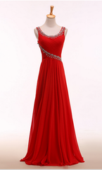 Elegant red crystal long skirt long skirt high - grade womens wear high-end womens Evening Dresses