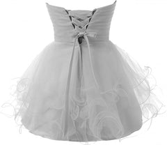 Short Sweet 16 Blue Tulle Fitted Homecoming Dresses