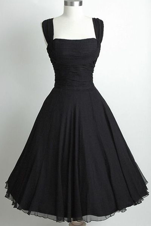 black vintage short prom dress 2024 homecoming dress vintage 1950s dress
