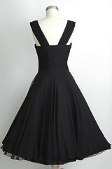 black vintage short prom dress 2024 homecoming dress vintage 1950s dress