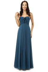 Simple rochii de domnișoară de onoare de modă albastru bleumarin de mormânt bleumarin